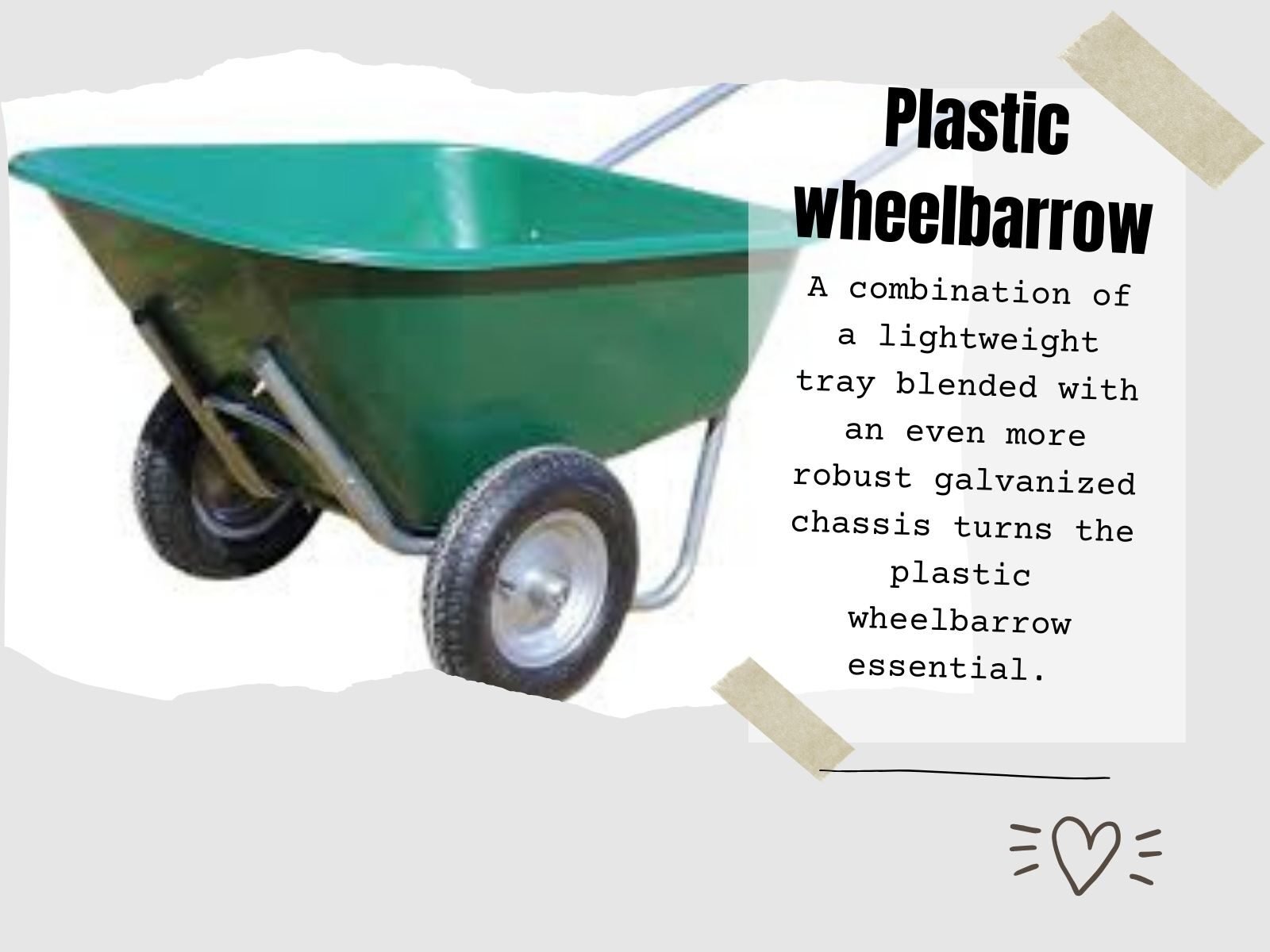 large wheelbarrow